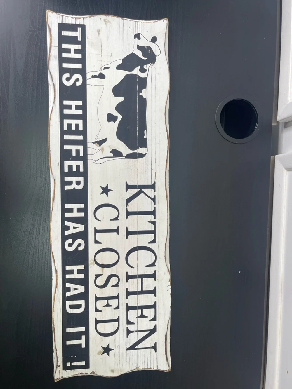 Rustic Wooden Kitchen Sign 